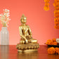Brass Buddha Shakyamuni Idol - 9 Inch - Budhshiv.com