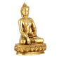 Brass Buddha Shakyamuni Idol - 9 Inch - Budhshiv.com