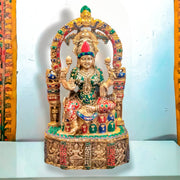 Buy Brass Devi Lakshmi Goddess Padmavati Amman | Divine Statue 20 ...