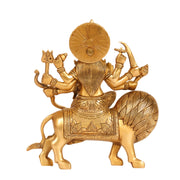 Brass Durga Superfine Statue 8" - Budhshiv.com