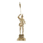 Brass Handcrafted Roman Soldier Showpiece Statue - 30 Inch - Budhshiv.com