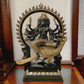 Brass Large Shanamurugan 6-Face Kartikeya Statue - 17-Inch - Budhshiv.com
