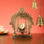 Brass Lord Ganesha Swing Idol - 10 inch - Budhshiv.com