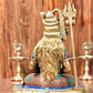Brass Lord Shiva in meditation idol 15" Height - Budhshiv.com