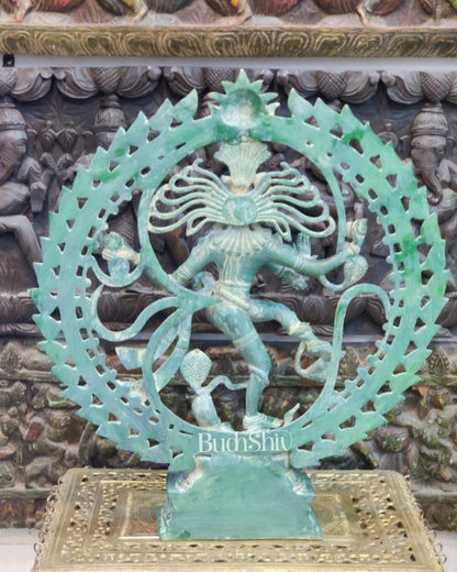 Brass Nataraja statue 25" - Budhshiv.com