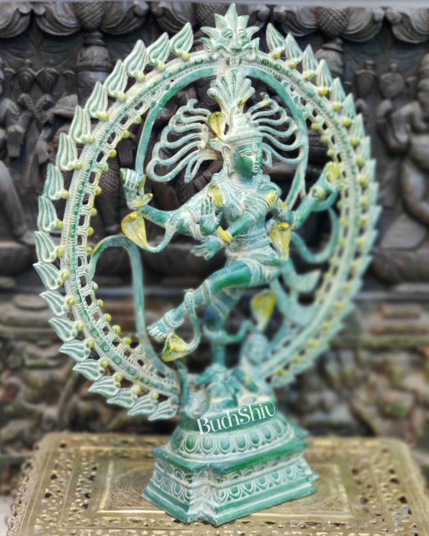 Brass Nataraja statue 25" - Budhshiv.com