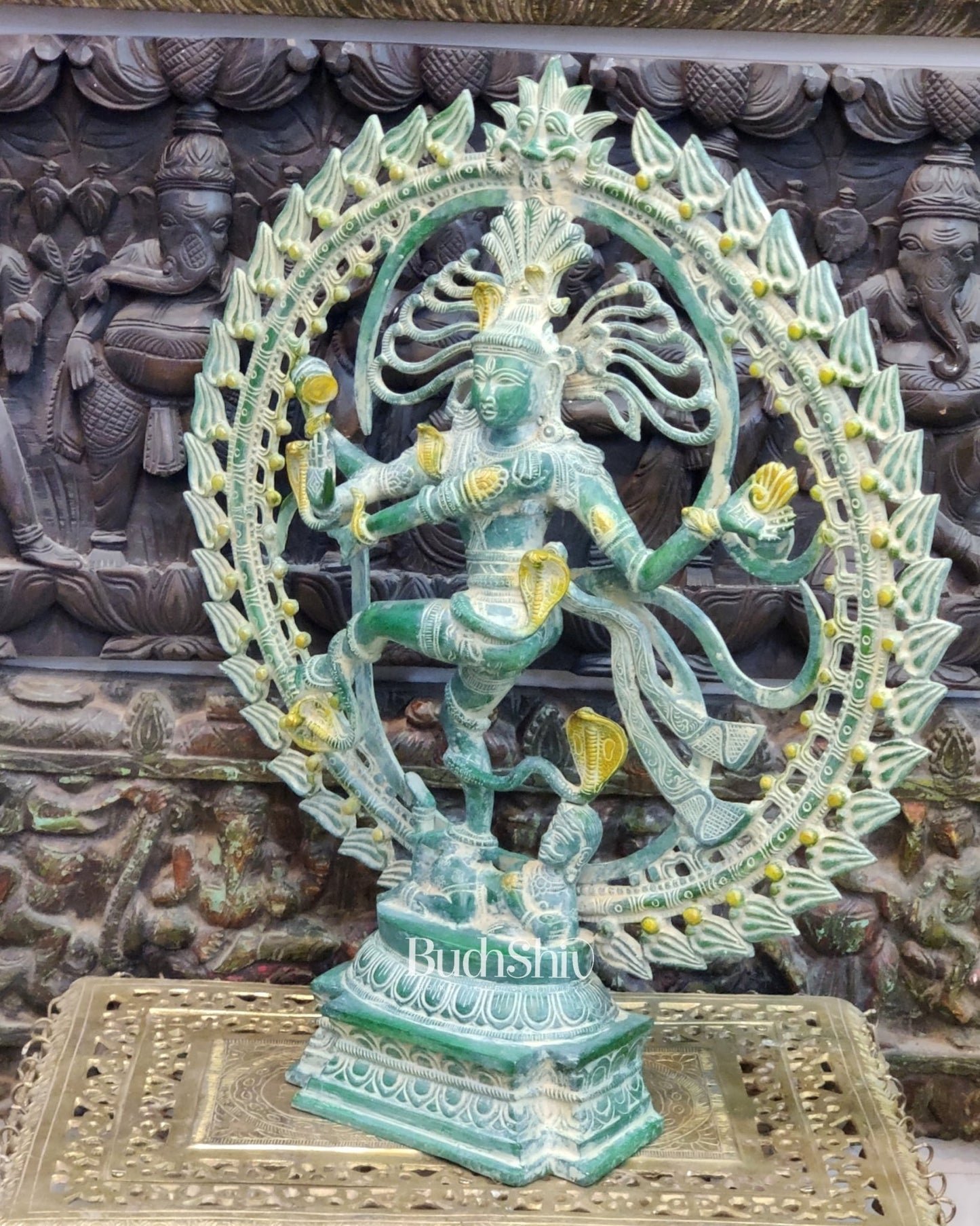 Brass Nataraja statue 25" - Budhshiv.com