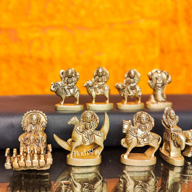 Brass Navgraha Set 3 Inch | Budhshiv.com