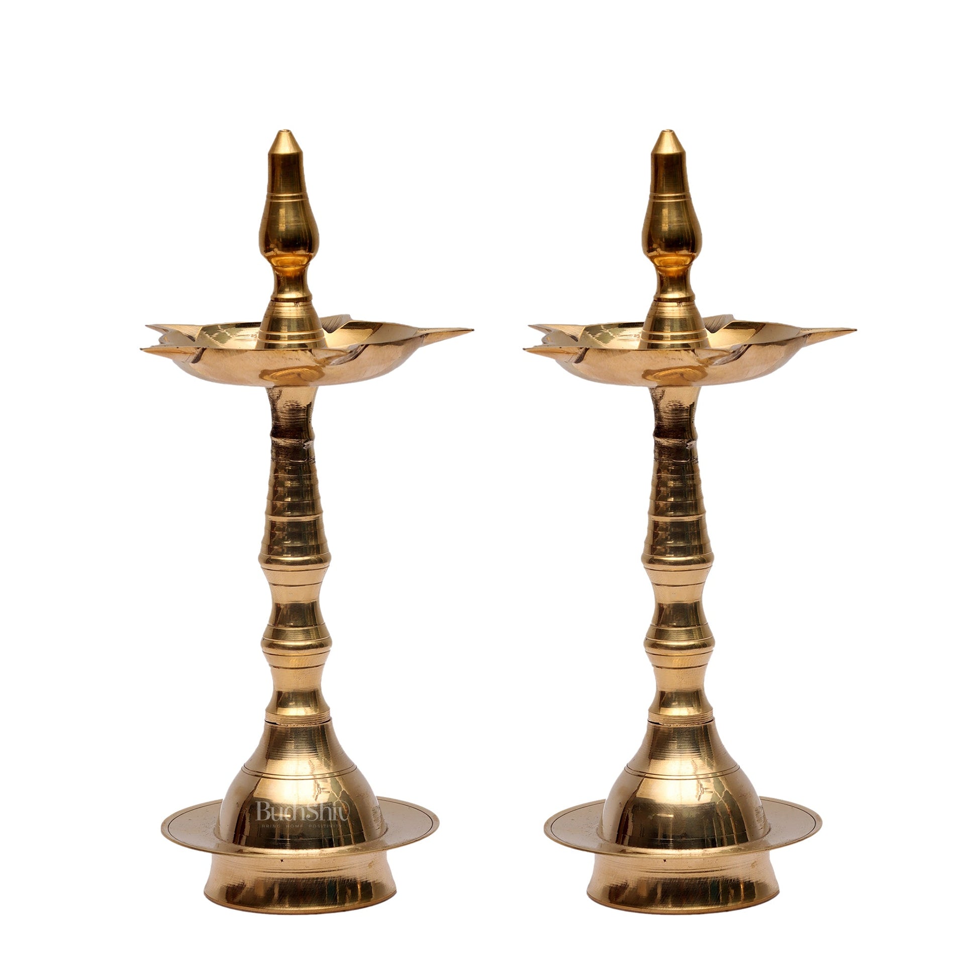 Brass Nilavelaku vilakku Diya 8" - Budhshiv.com