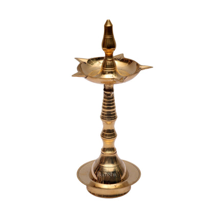 Brass Nilavelaku vilakku Diya 8" - Budhshiv.com