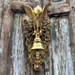 Brass Parrot Wall Hanging Bell - 10 inch - Budhshiv.com