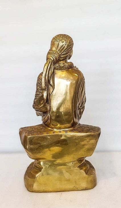 Brass Sai Baba Statue 24" - Budhshiv.com