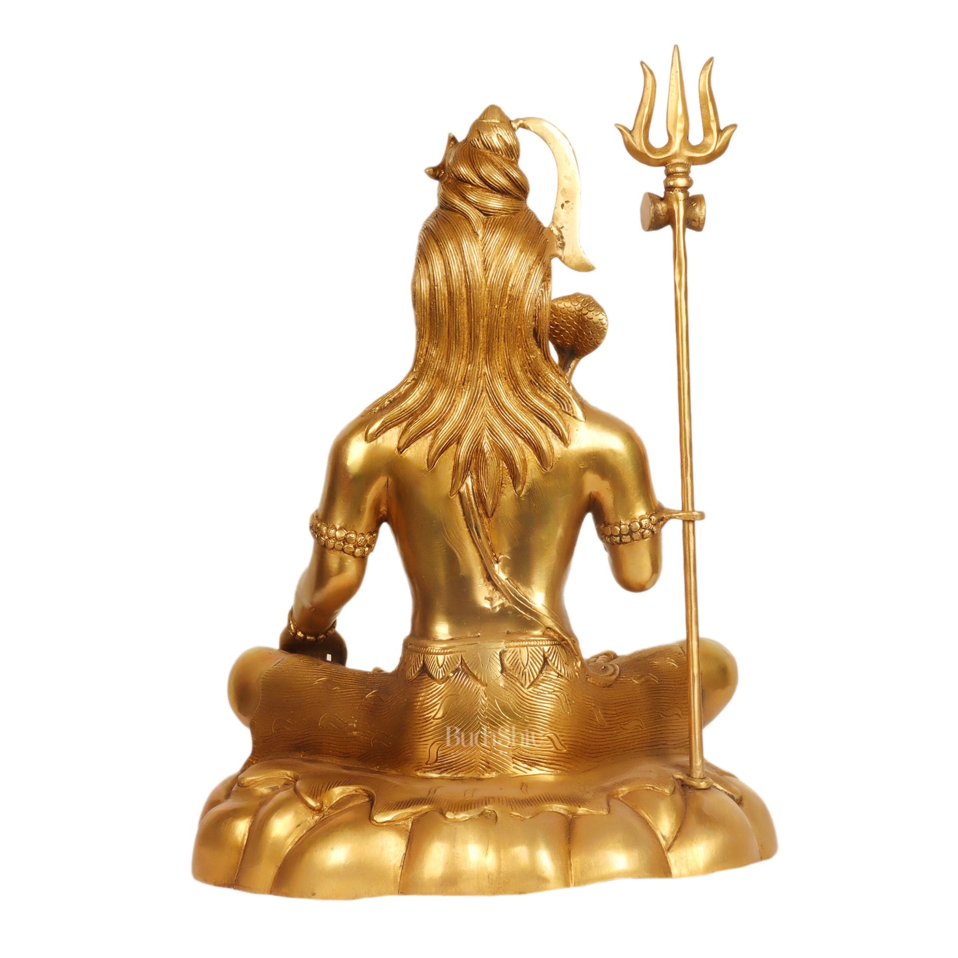 Brass Shiva murti 20 inch - Budhshiv.com
