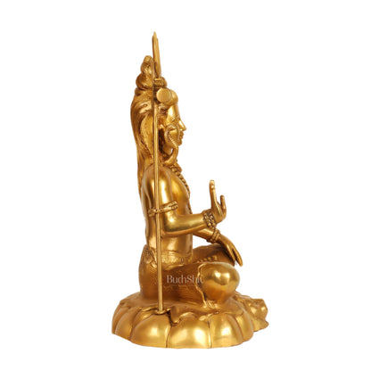 Brass Shiva murti 20 inch - Budhshiv.com