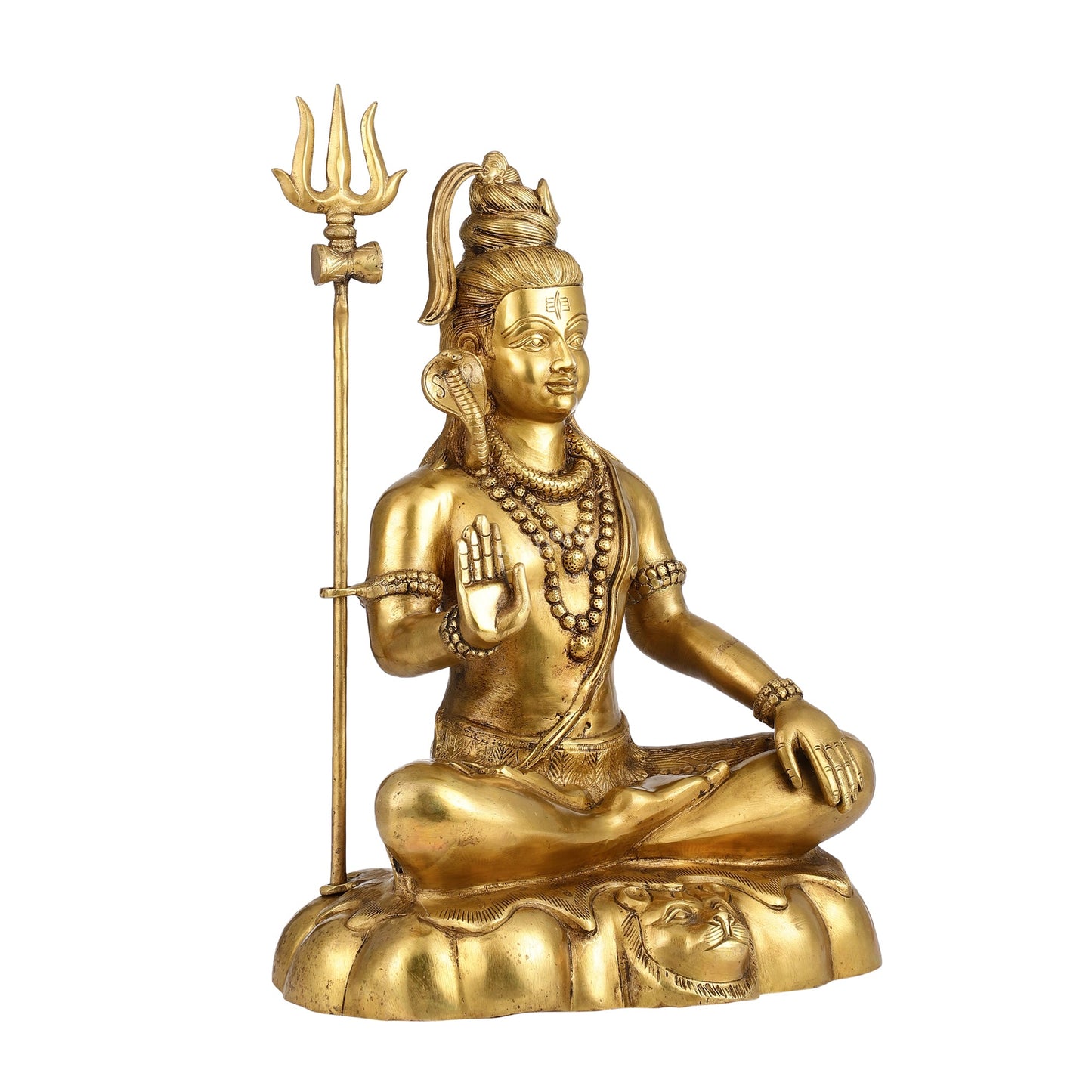 Brass Shiva Statue 20 inch - Budhshiv.com