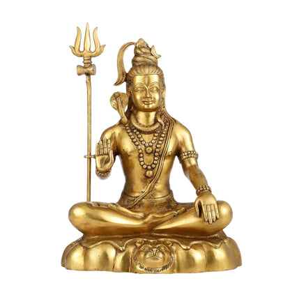 Brass Shiva Statue 20 inch - Budhshiv.com