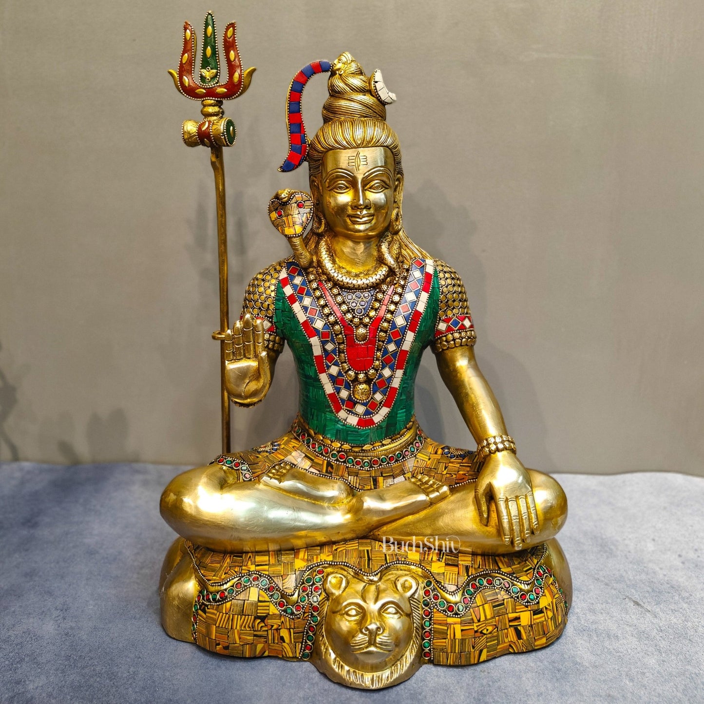 Brass Shiva Statue 20 inch - Budhshiv.com