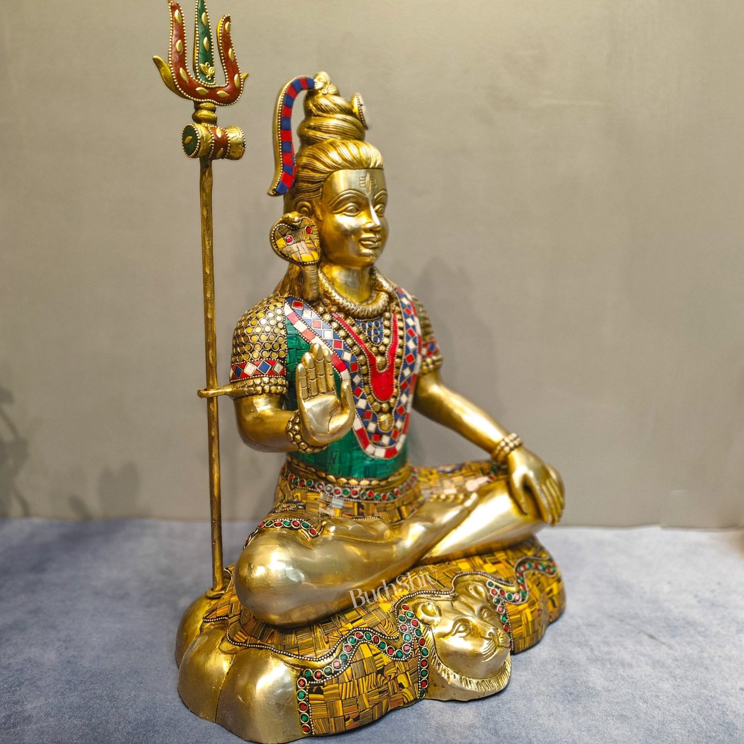 Brass Shiva Statue 20 inch - Budhshiv.com