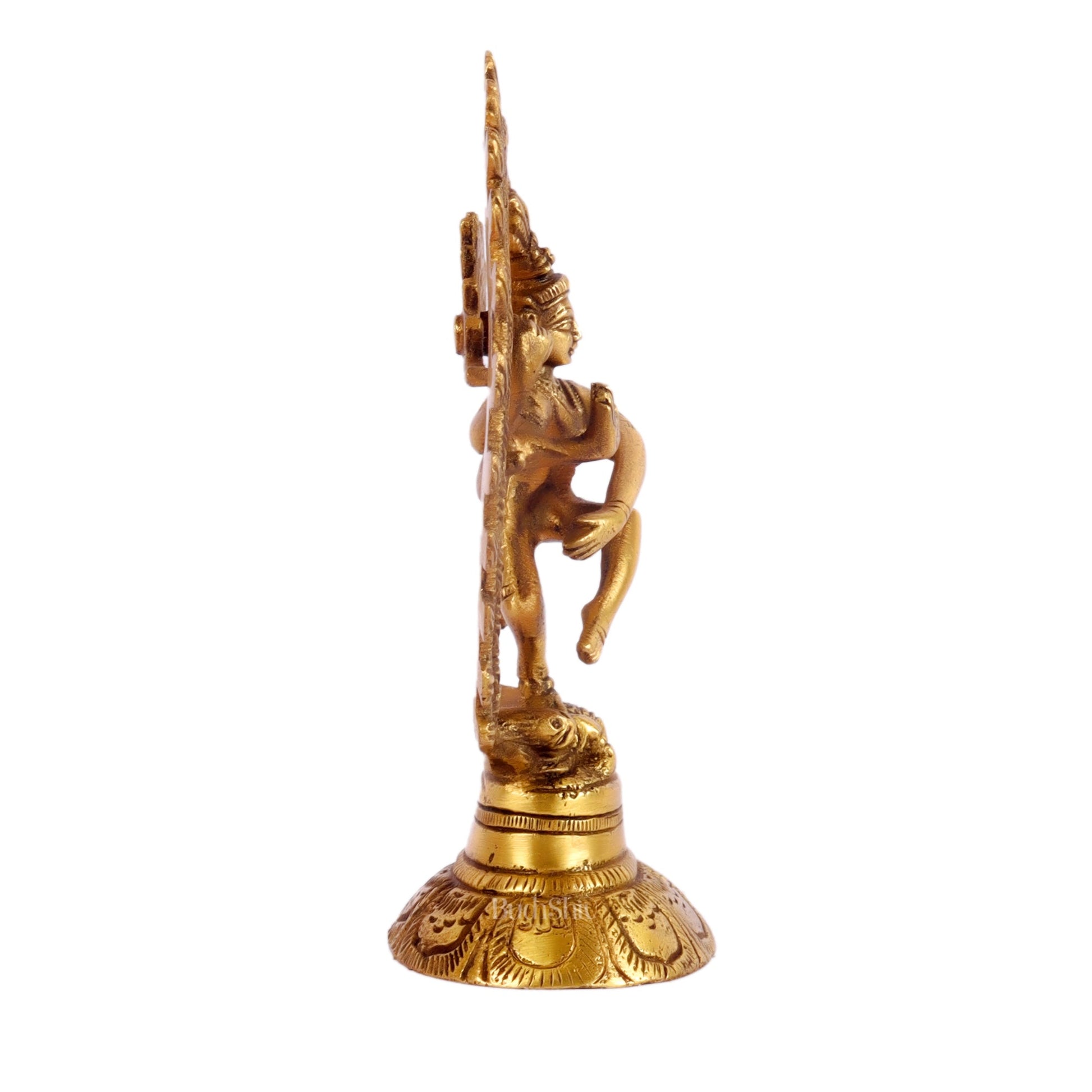 Brass Small Nataraja Statue 5 " - Budhshiv.com