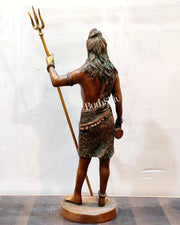 Brass Standing Shiva 18 inch - Budhshiv.com