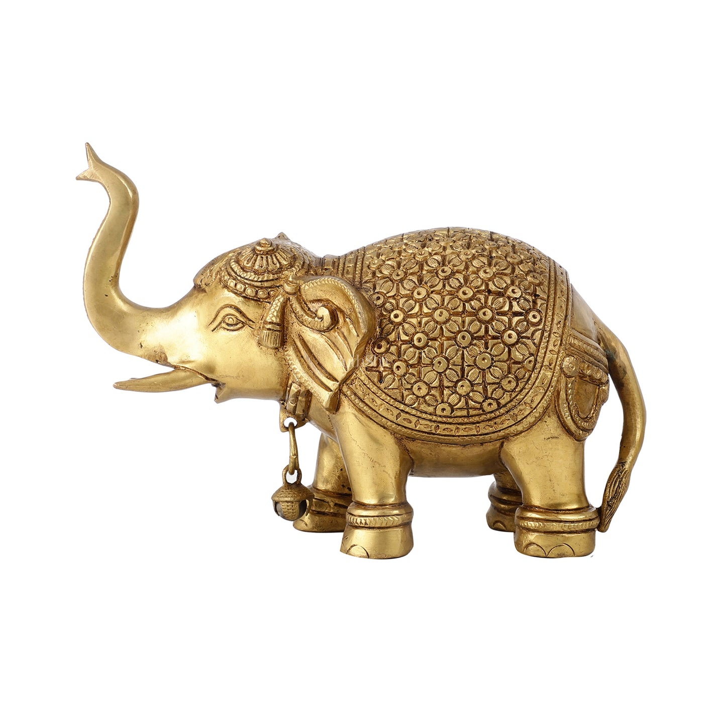 Brass Superfine Elephant Pair 6" - Budhshiv.com