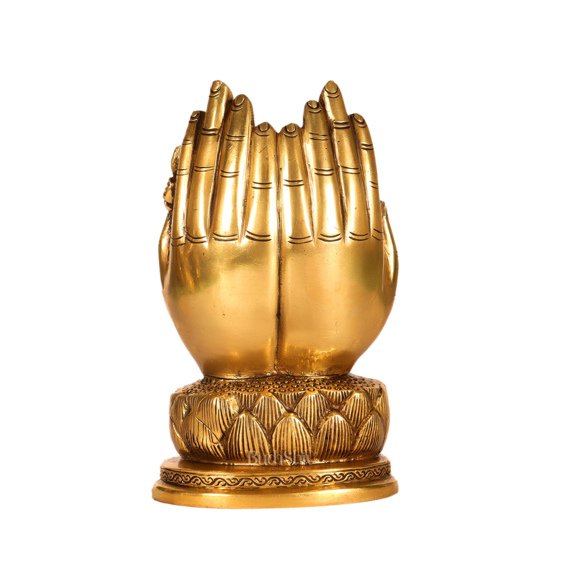 Brass Superfine Ganesha and Lakshmi Seated 6.5" - Budhshiv.com