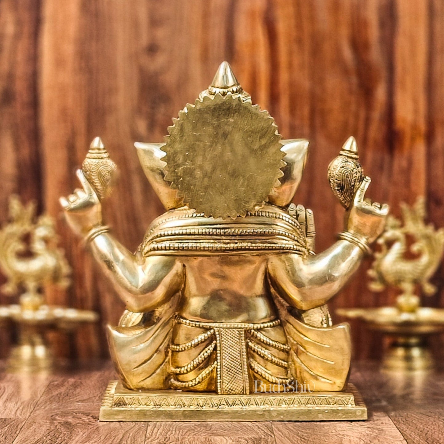 Brass Superfine Ganesha Idol 15" - Budhshiv.com