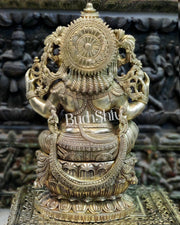 Brass Superfine Ganesha Statue 24" - Budhshiv.com