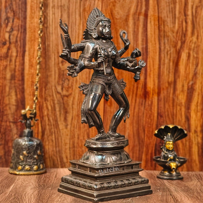 Brass Superfine Goddess Kali as Bhairavi 24" - Budhshiv.com