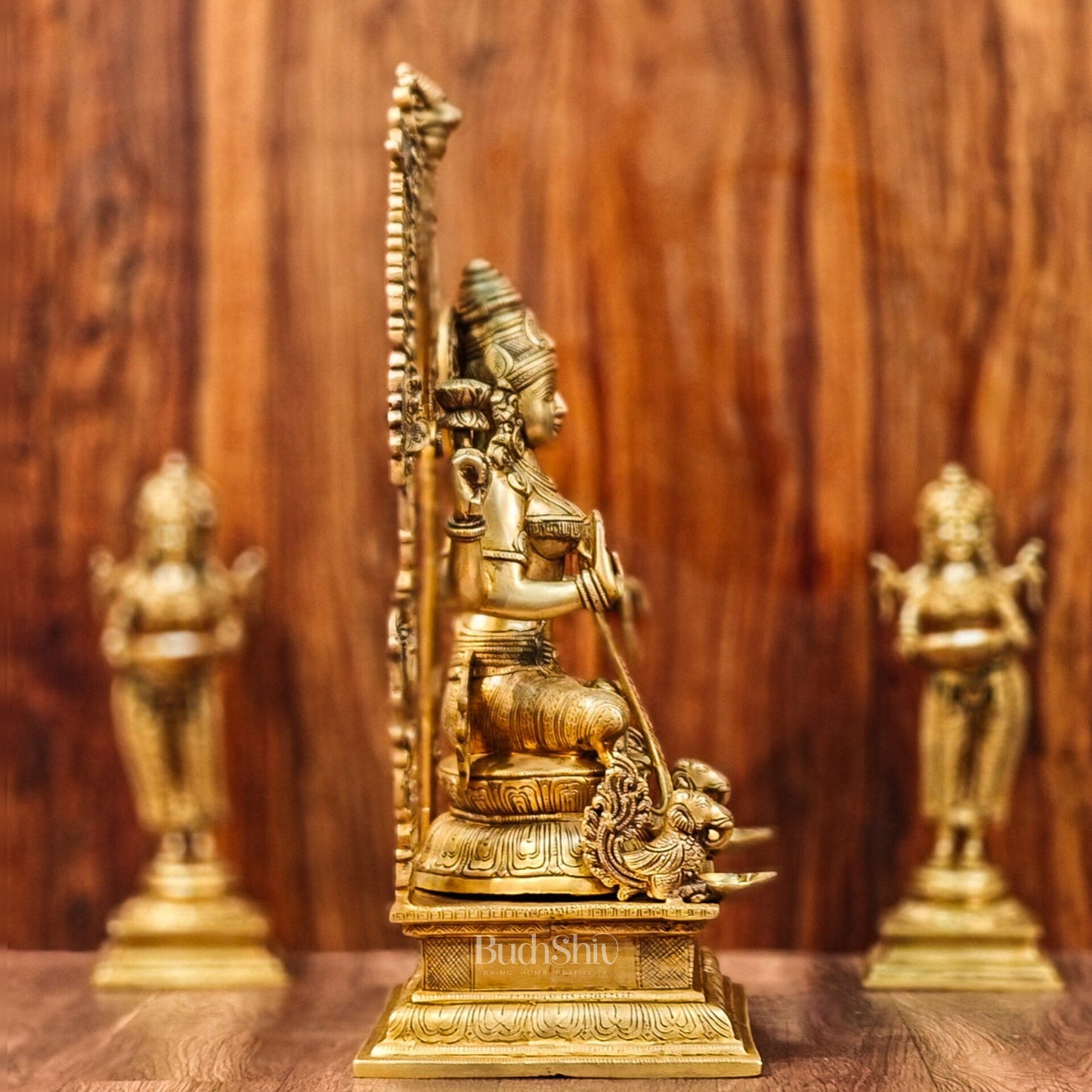 Brass Superfine Lakshmi Statue 24" - Budhshiv.com