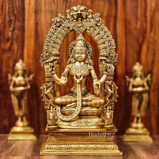 Brass Superfine Lakshmi Statue 24" - Budhshiv.com