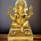 Brass Superfine Large Lord Ganesha Statue - 26" - Budhshiv.com