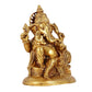 Brass Superfine Lord Ganesha Murti - 10 Inch idol - Budhshiv.com