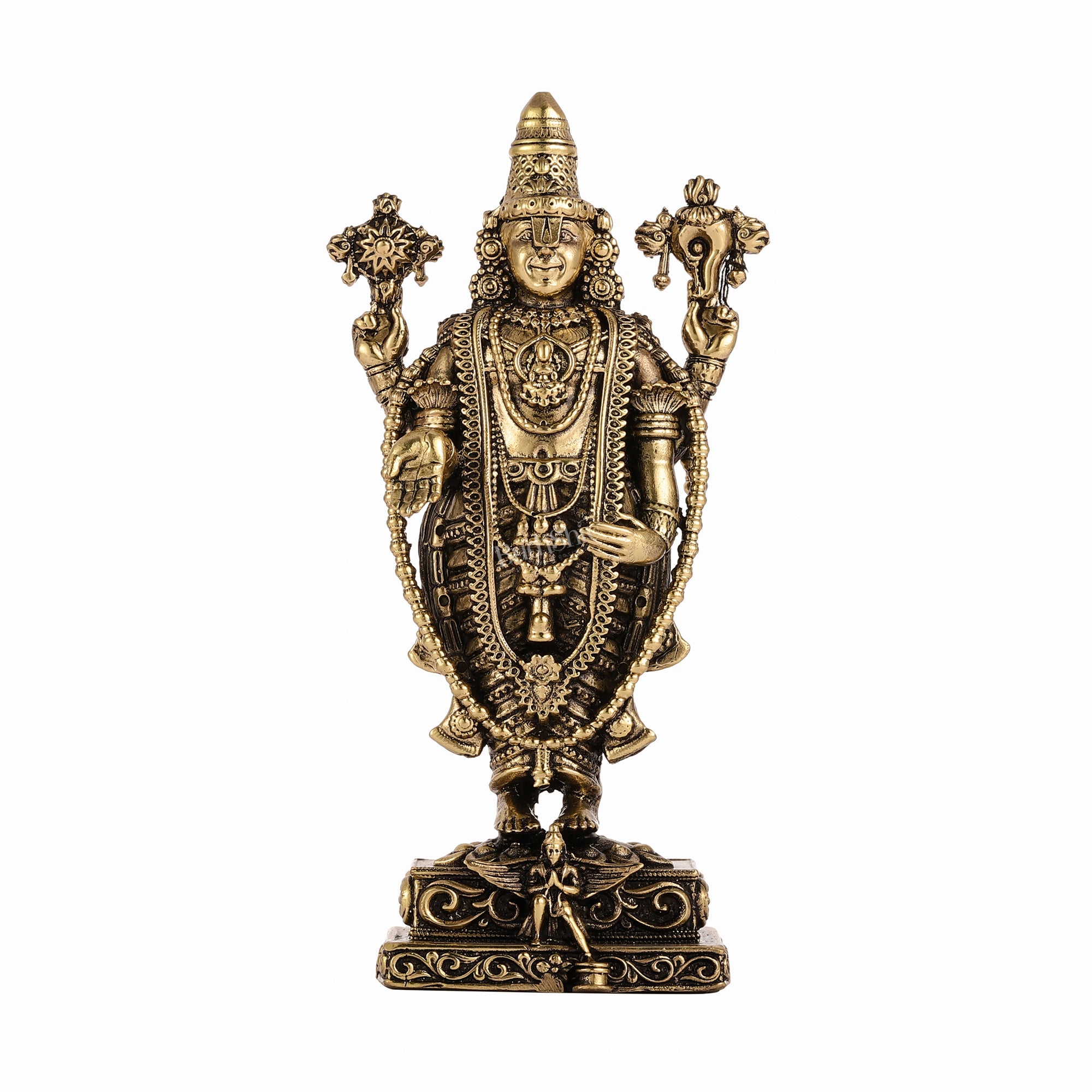 Brass Superfine Miniature Tirupati Balaji Lord Venkateshwara Perumal I ...