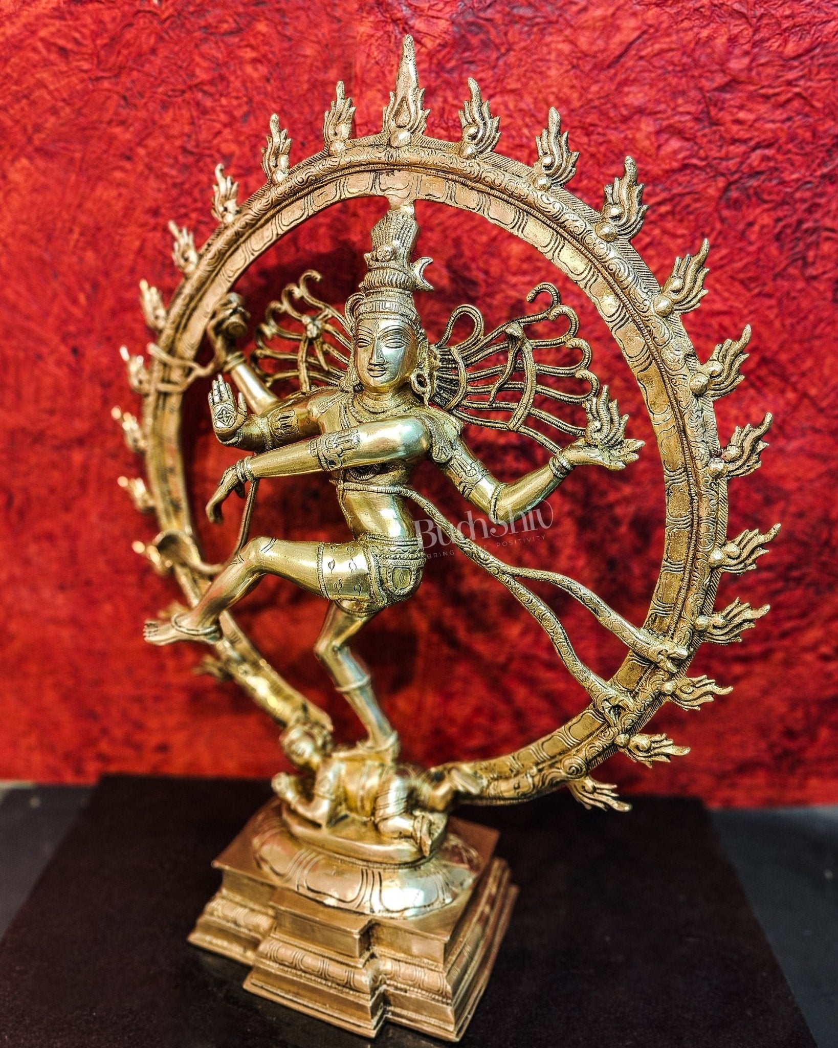Brass Superfine Nataraja Statue 25" - Budhshiv.com