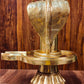 Brass Superfine Shiva Lingam with Snake - 22" - Budhshiv.com