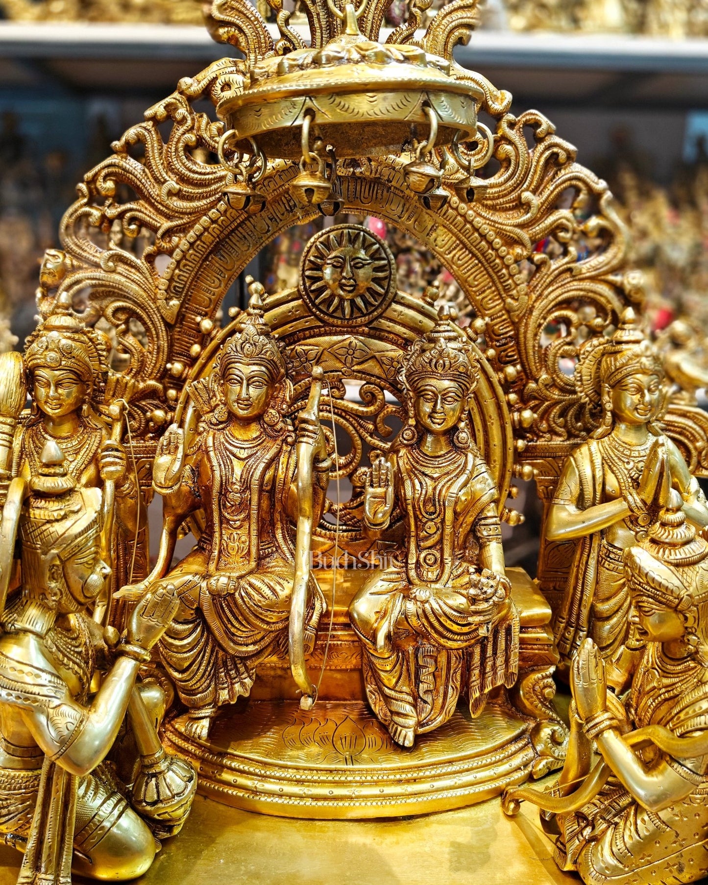 Brass Superfine The Royal Ram Darbar 23 inches - Budhshiv.com