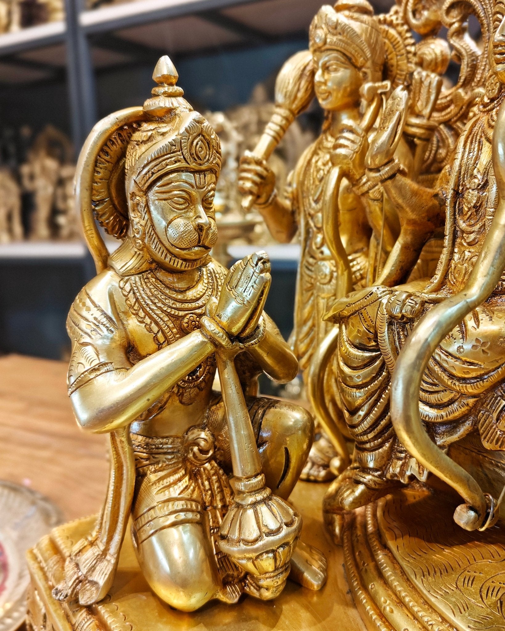 Brass Superfine The Royal Ram Darbar 23 inches - Budhshiv.com