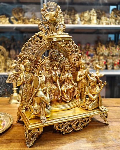 Brass Superfine The Royal Ram Darbar 23 inches - Budhshiv.com