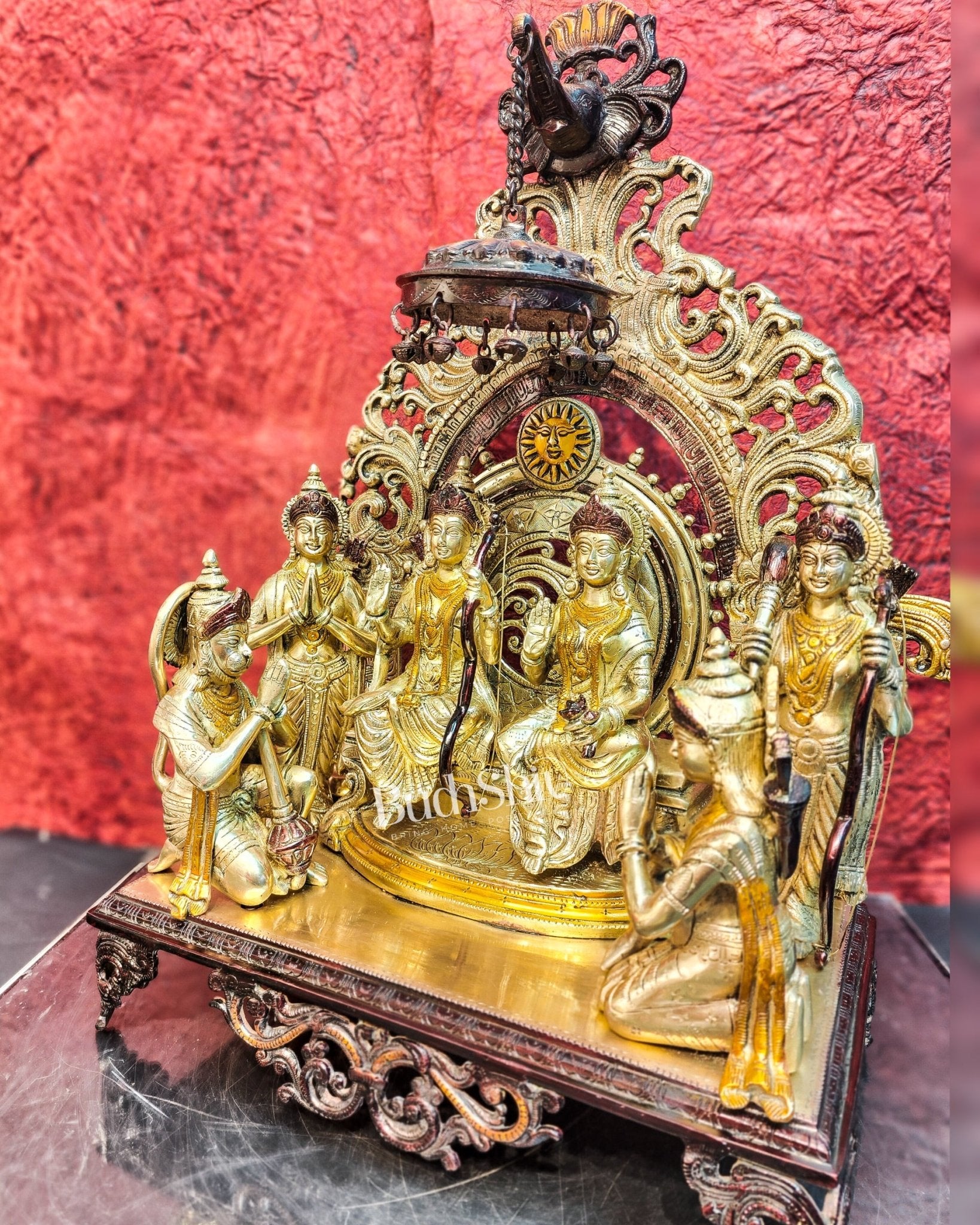 Buy ROYALSTUFFS India Rama Durbar - Brass Statue,Height:23 Inch, Weight:25  Kg Online at Best Prices in India - JioMart.
