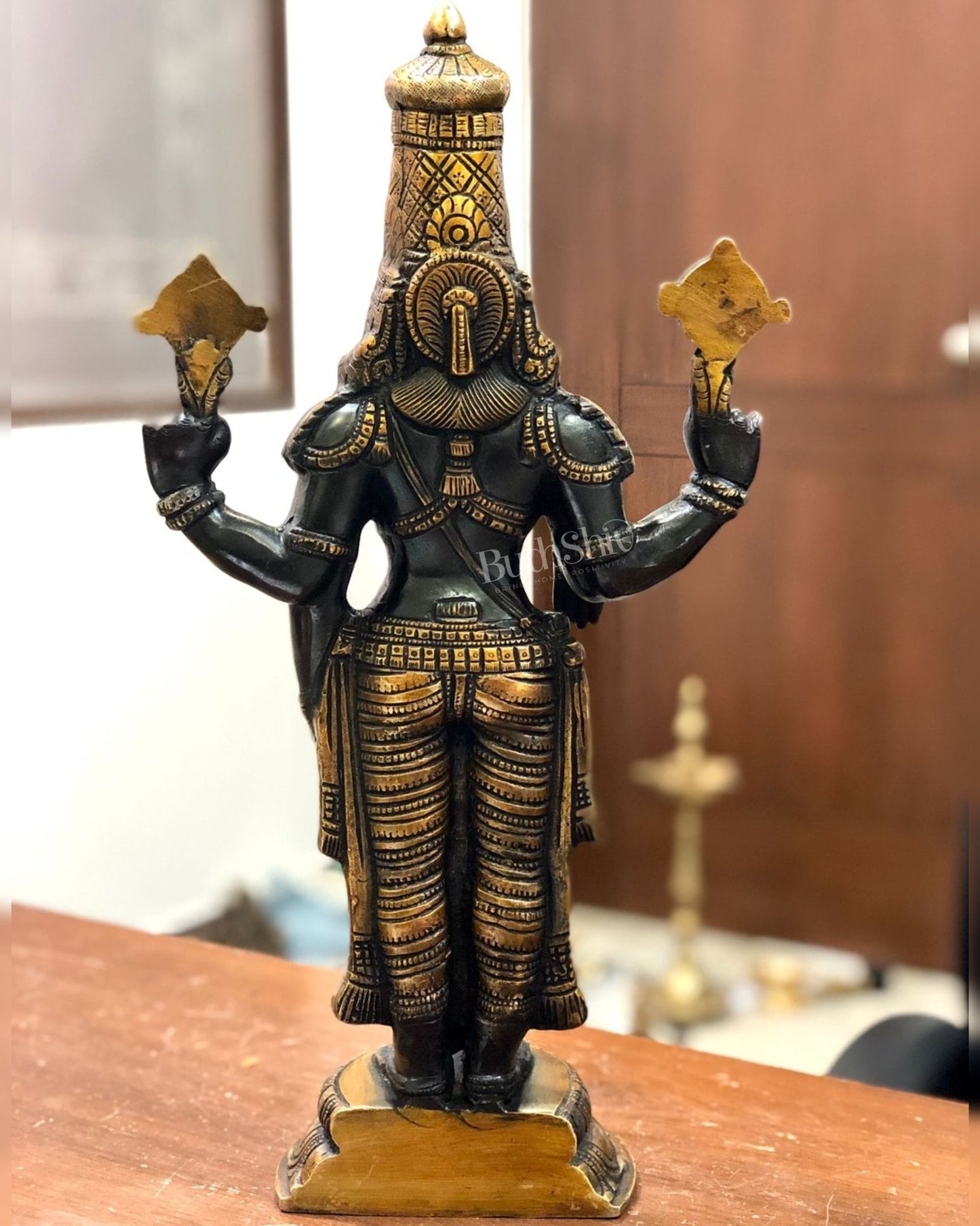 Brass Superfine Tirupati Balaji Statue 18" - Budhshiv.com