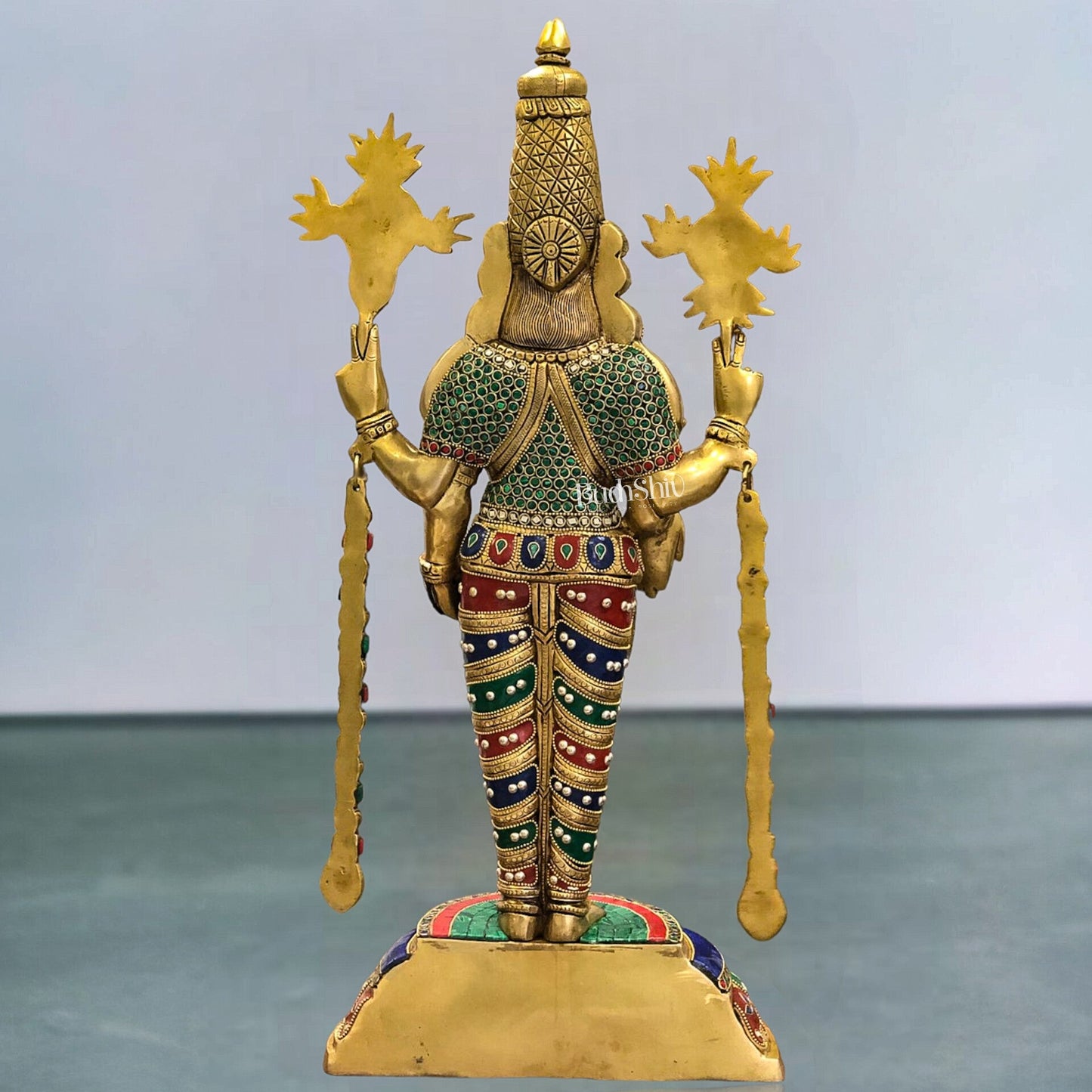 Brass Superfine Tirupati Balaji Statue 2 feet/ 24 inch - Budhshiv.com