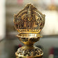 Brass tirupati balaji lamp shankh chakra 9 inch - Budhshiv.com