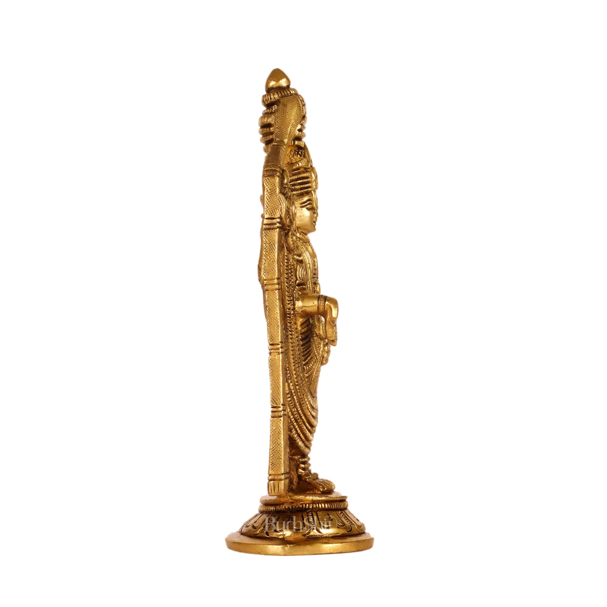 Brass tirupati Balaji statue 8" - Budhshiv.com