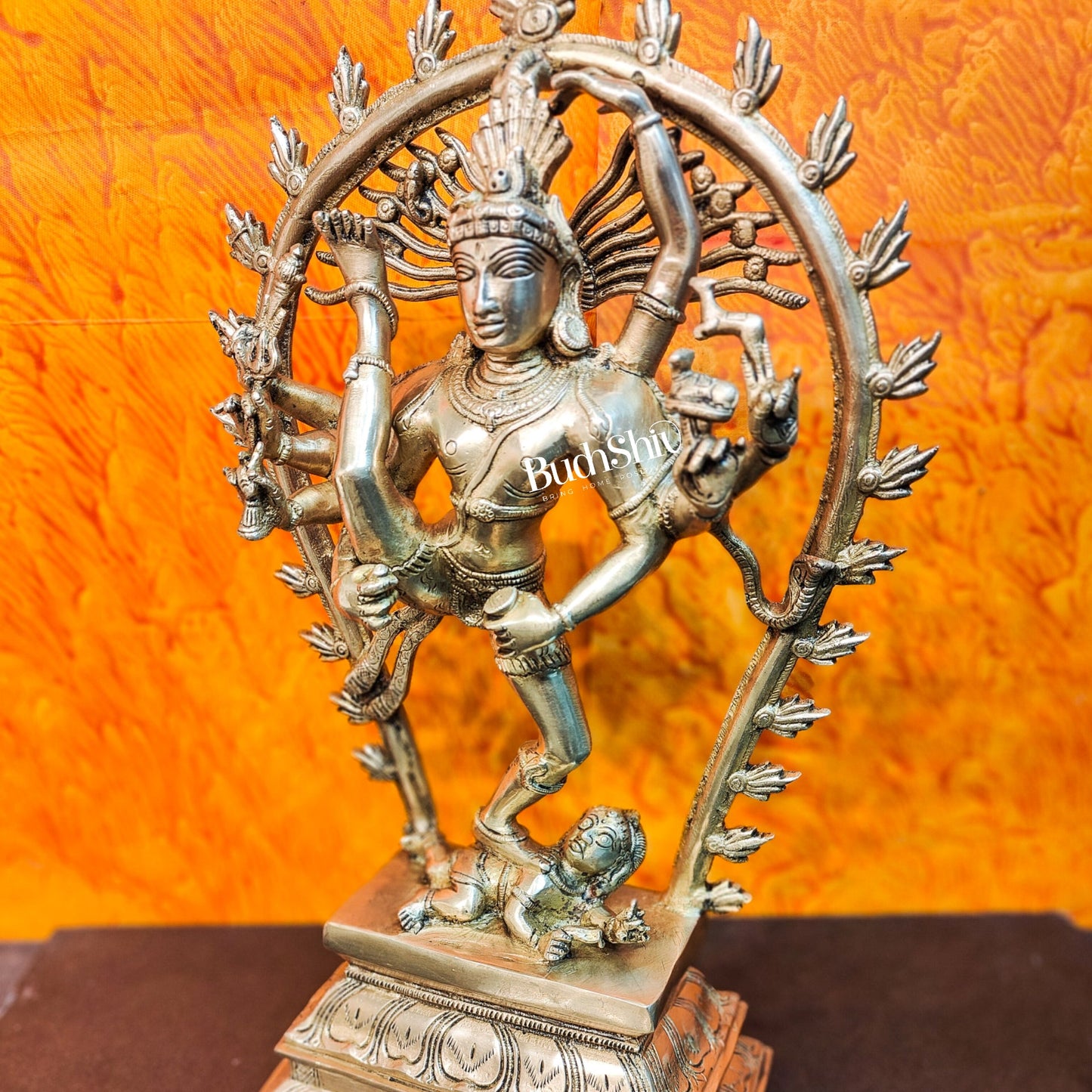 Brass Urdhawa Tandava Nataraja 18" - Budhshiv.com