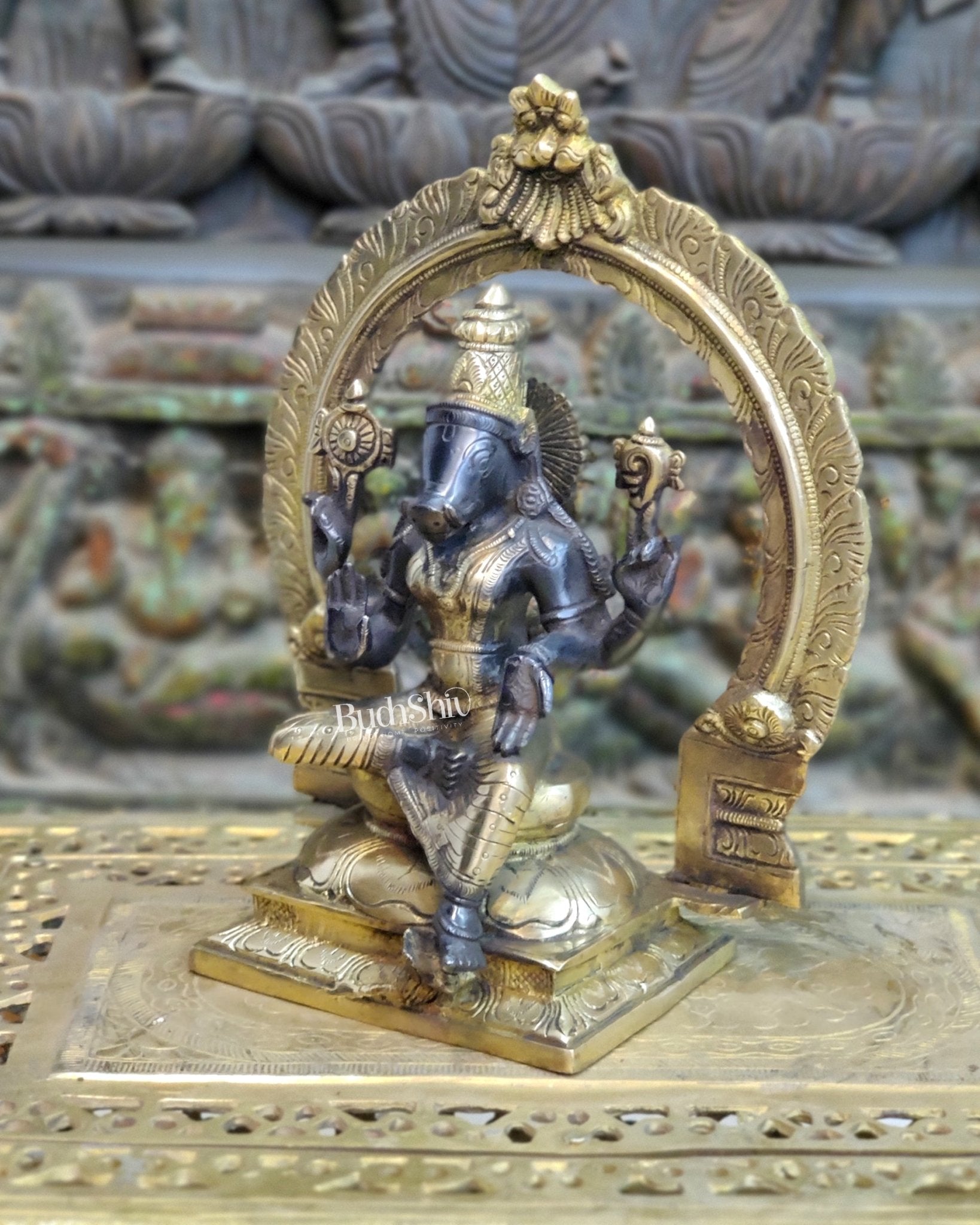 Brass Varahi Amman Statue - Budhshiv.com