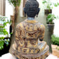 Buddha Brass Statue Lifestory Aashirwaad Mudra 33 inch - Budhshiv.com