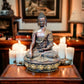 Buddha Brass Statue Lifestory Bhoomisparsha Mudra 33 inch - Budhshiv.com