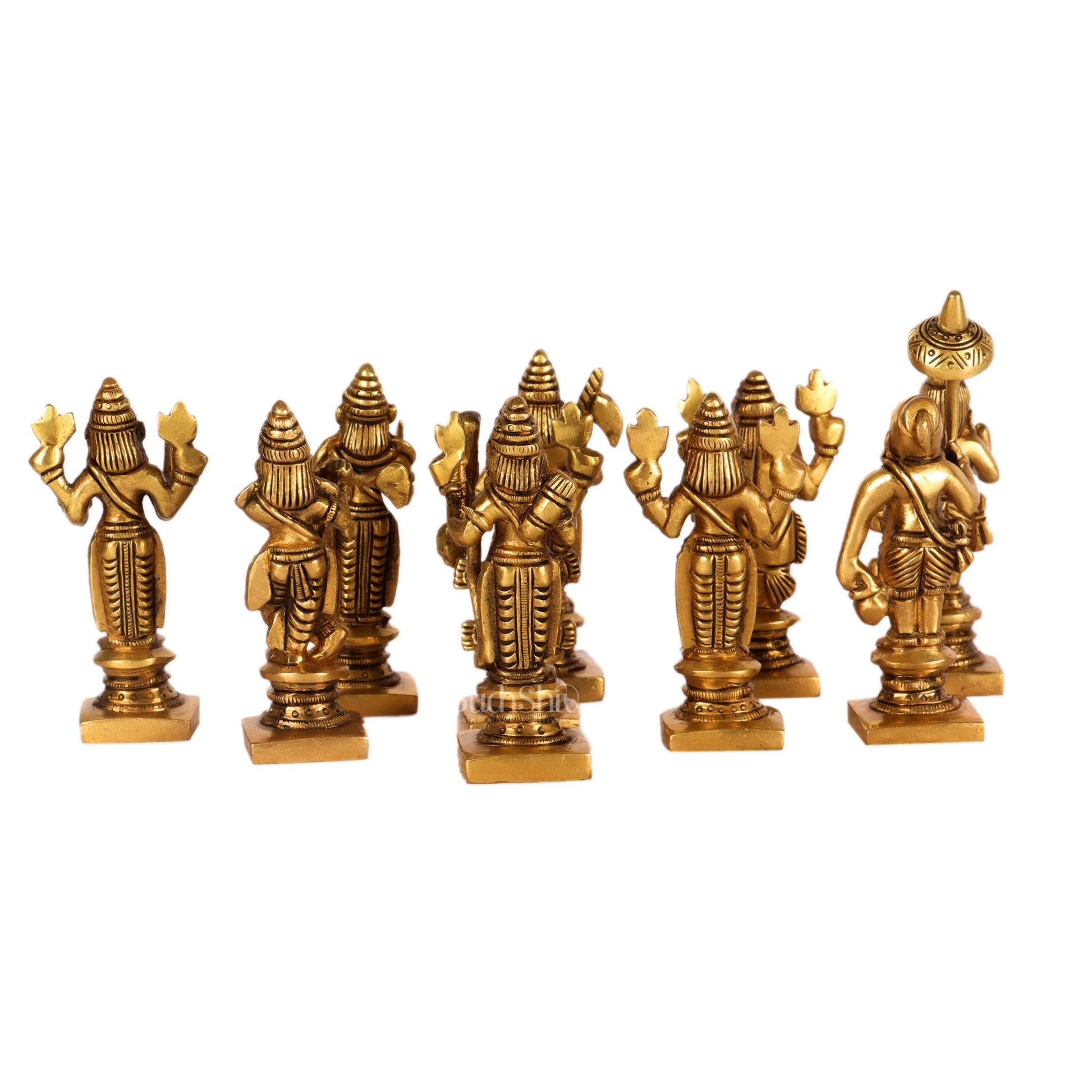 Dashavatar Brass idols 3 inch - Budhshiv.com