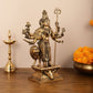Divine Brass Mahisasur Mardini Idol - Goddess Durga Sculpture - Budhshiv.com